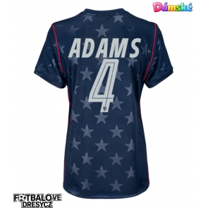 Spojené státy Tyler Adams #4 Dámské Venkovní Dres MS 2026 Krátký Rukáv Spojené státy Tyler Adams #4 Dámské Venkovní Dres MS 2026 Krátký Rukáv